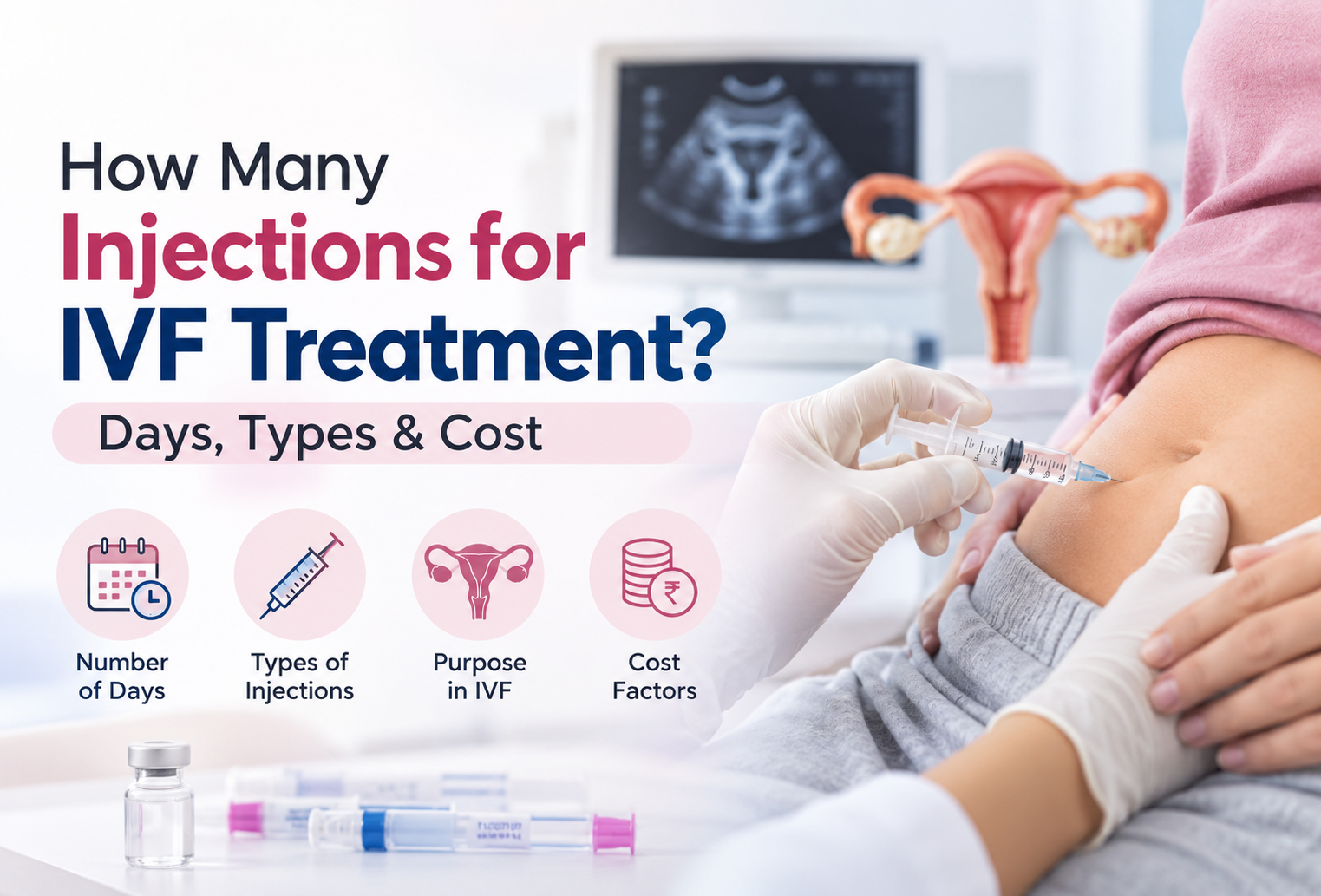How many injections are needed for IVF treatment