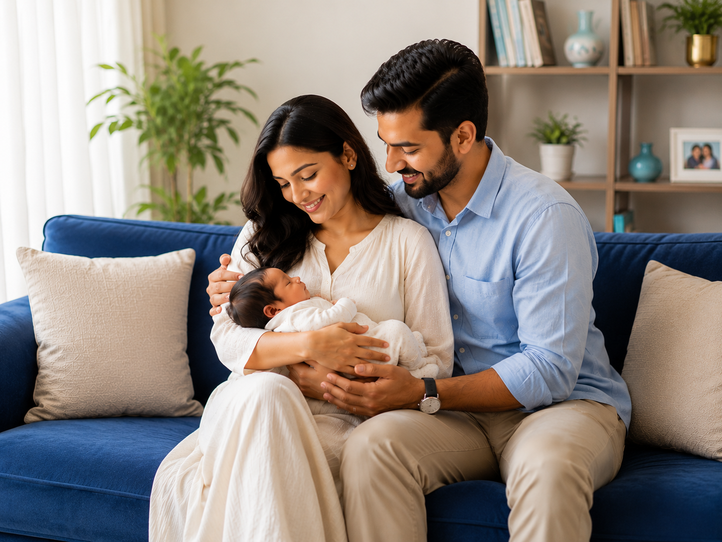 Expecting couple in their nursery, Pune IVF fertility centre in Pimpale saudagar