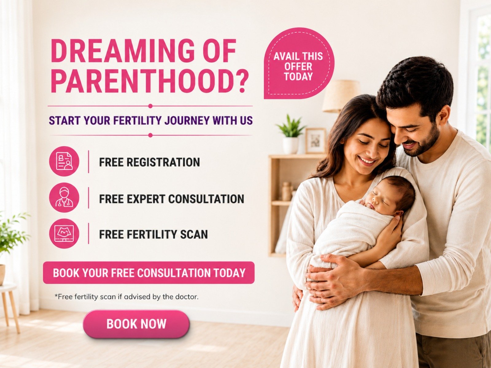 Doctor consulting a patient at Pune IVF
